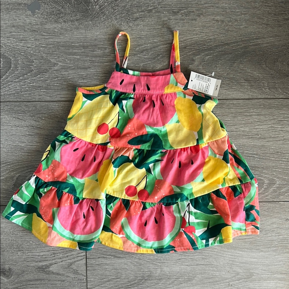 The Children's Place Colorful Fruit Print Dress